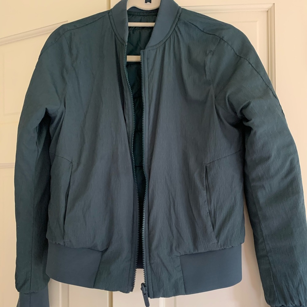 Reversible lululemon bomber jacket